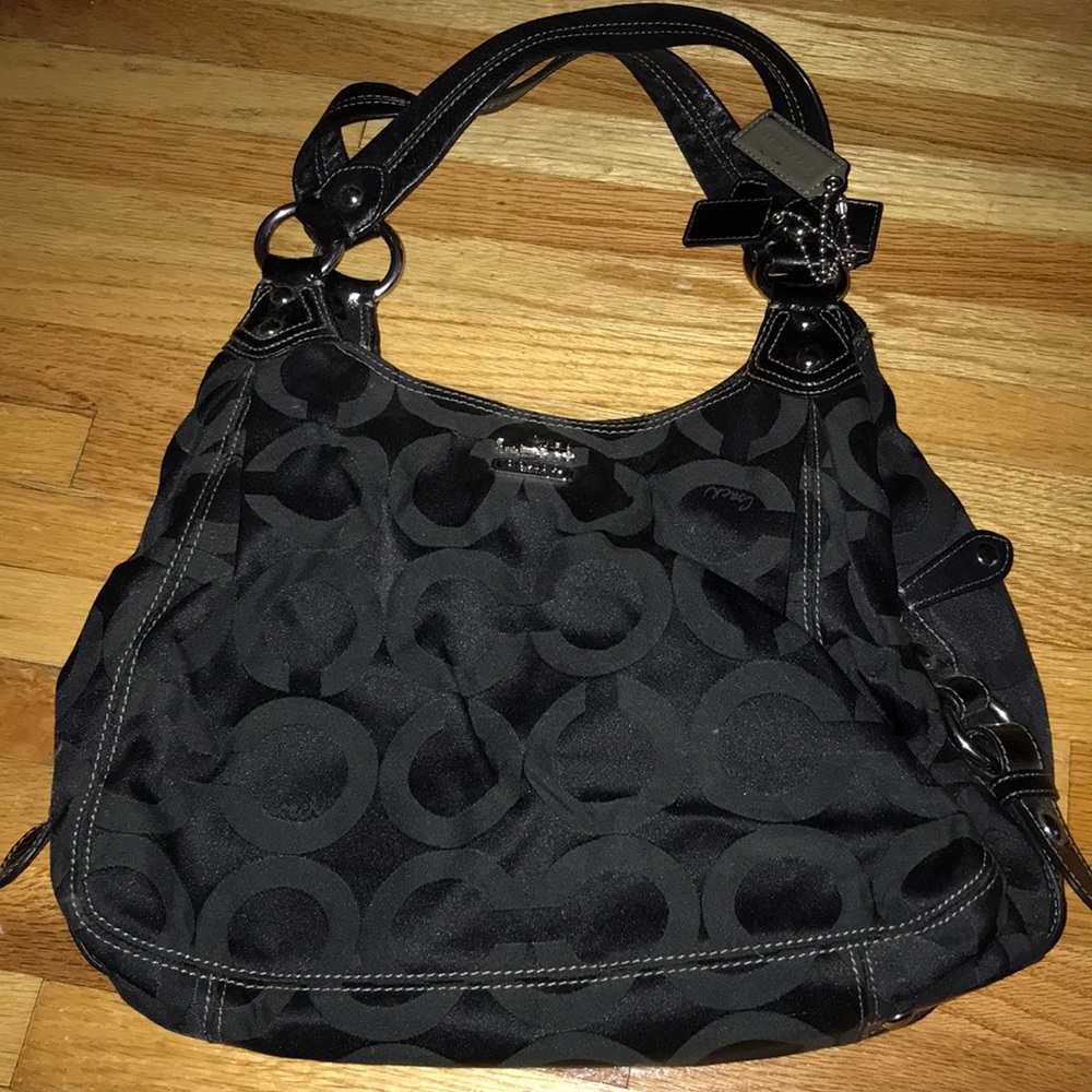 Vintage Black Coach Bag